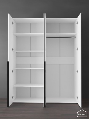 Шкаф Linnea MHR-4-1 2050х1600х510 (Белый-М 11.1.2) в Уфе - ufa.ok-mebel.com | фото 4