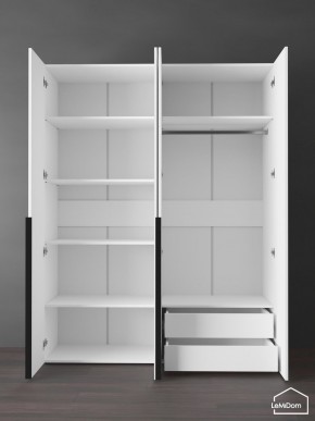 Шкаф Linnea MHR-4-2 2050х1600х510 (Белый-М 11.1.2) в Уфе - ufa.ok-mebel.com | фото 5