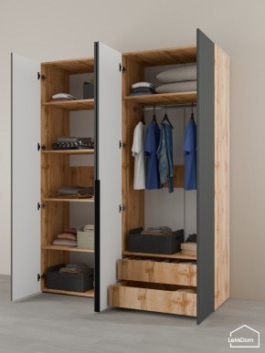 Шкаф Linnea MHR-4-2 2050х1600х510 (ДВ-М 11.1.25) в Уфе - ufa.ok-mebel.com | фото 5