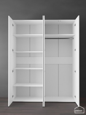 Шкаф Linnea MHR-4PO-1 2050х1600х510 (Белый-М 11.1.2) в Уфе - ufa.ok-mebel.com | фото 4