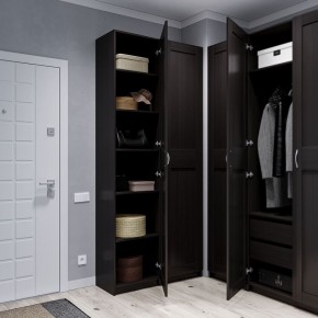 Шкаф МАКС однодверный узкий, цвет Дуб Венге в Уфе - ufa.ok-mebel.com | фото 4
