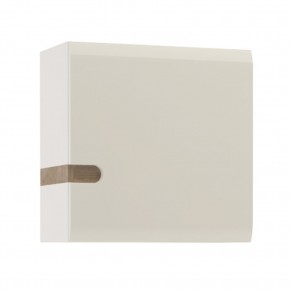 Шкаф навесной 1D/TYP 65, LINATE ,цвет белый/сонома трюфель в Уфе - ufa.ok-mebel.com | фото 2