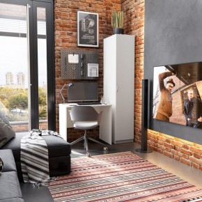 Шкаф ОРИОН однодверный, цвет белый в Уфе - ufa.ok-mebel.com | фото 4