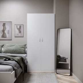 Шкаф ПЕГАС двухдверный, цвет белый в Уфе - ufa.ok-mebel.com | фото 4