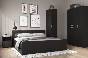 Шкаф ПЕГАС однодверный с рамочным фасадом, цвет Дуб Венге в Уфе - ufa.ok-mebel.com | фото 4