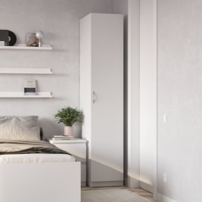 Шкаф ПЕГАС однодверный, цвет белый в Уфе - ufa.ok-mebel.com | фото 4