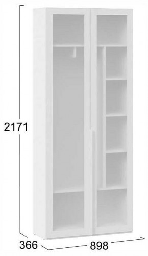 Шкаф платяной Порто СМ-393.07.226 в Уфе - ufa.ok-mebel.com | фото 4