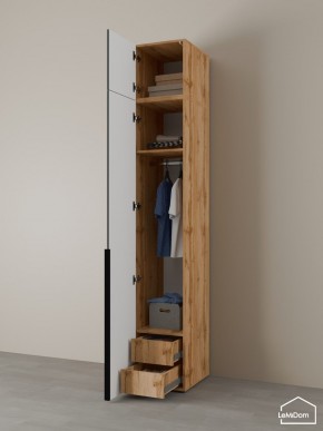 Шкаф с антресолью Linnea MHR-1A-3 2450х400х510 (ДВ-М 11.1.25) в Уфе - ufa.ok-mebel.com | фото 5
