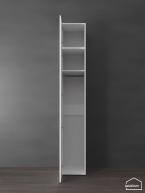 Шкаф с антресолью Linnea MHR-1POA-1 2450х400х510 (Белый-М 11.1.1) в Уфе - ufa.ok-mebel.com | фото 4