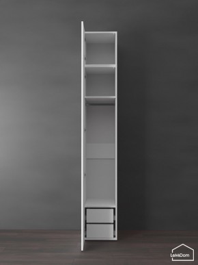 Шкаф с антресолью Linnea MHR-1POA-3 2450х400х510 (Белый-М 11.1.1) в Уфе - ufa.ok-mebel.com | фото 5