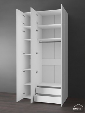 Шкаф с антресолью Linnea MHR-3POA-2 2450х1200х510 (Белый-М 11.1.2) в Уфе - ufa.ok-mebel.com | фото 5
