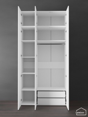 Шкаф с антресолью Linnea MHR-3POA-2 2450х1200х510 (Белый-М 11.1.2) в Уфе - ufa.ok-mebel.com | фото 6