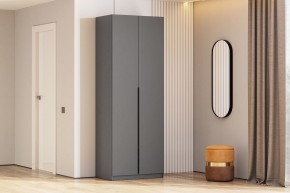 Шкаф ШК-5 + 2 полки (800) Графит серый в Уфе - ufa.ok-mebel.com | фото 2