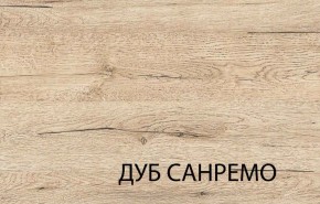 Шкаф-витрина 1D1V OSKAR , цвет дуб Санремо в Уфе - ufa.ok-mebel.com | фото 3