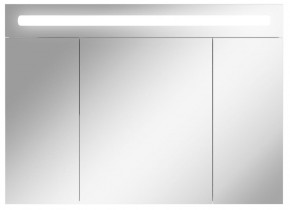 Шкаф-зеркало Аврора 100 с подсветкой LED Домино (DV8012HZ) в Уфе - ufa.ok-mebel.com | фото