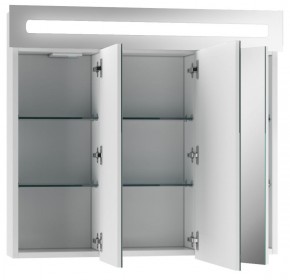 Шкаф-зеркало Аврора 80 с подсветкой LED Домино (DV8009HZ) в Уфе - ufa.ok-mebel.com | фото 2