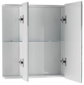Шкаф-зеркало Мега 75 АЙСБЕРГ (DM4604HZ) в Уфе - ufa.ok-mebel.com | фото 3