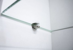 Шкаф-зеркало Мега 75 АЙСБЕРГ (DM4604HZ) в Уфе - ufa.ok-mebel.com | фото 8