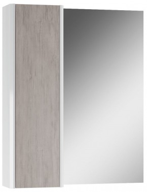 Шкаф-зеркало Uno 60 Дуб серый левый/правый Домино (DU1503HZ) в Уфе - ufa.ok-mebel.com | фото 2
