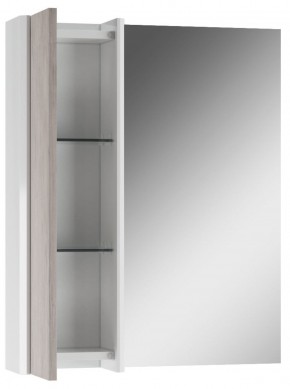 Шкаф-зеркало Uno 60 Дуб серый левый/правый Домино (DU1503HZ) в Уфе - ufa.ok-mebel.com | фото 3