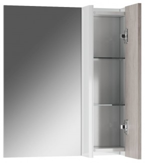 Шкаф-зеркало Uno 60 Дуб серый левый/правый Домино (DU1503HZ) в Уфе - ufa.ok-mebel.com | фото 4