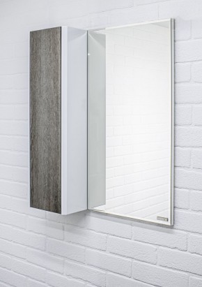 Шкаф-зеркало Uno 60 Дуб серый левый/правый Домино (DU1503HZ) в Уфе - ufa.ok-mebel.com | фото 8