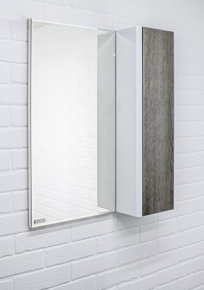Шкаф-зеркало Uno 60 Дуб серый левый/правый Домино (DU1503HZ) в Уфе - ufa.ok-mebel.com | фото 9