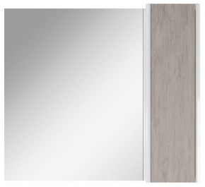 Шкаф-зеркало Uno 80 Дуб серый левый/правый Домино (DU1504HZ) в Уфе - ufa.ok-mebel.com | фото 5