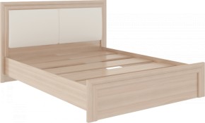 Кровать 1.6 Глэдис М31 с настилом и мягкой частью (ЯШС/Белый) в Уфе - ufa.ok-mebel.com | фото