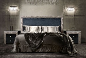 Спальный гарнитур Тиффани Premium черная/серебро в Уфе - ufa.ok-mebel.com | фото 2
