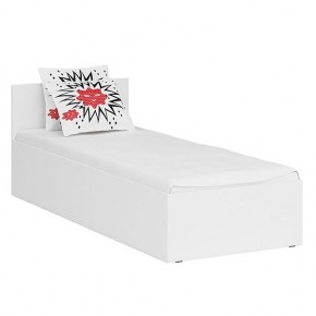 Стандарт Кровать 0800, цвет белый, ШхГхВ 83,5х203,5х70 см., сп.м. 800х2000 мм., без матраса, основание есть в Уфе - ufa.ok-mebel.com | фото 1