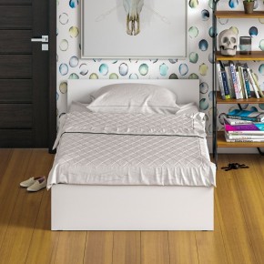 Стандарт Кровать 1200, цвет белый, ШхГхВ 123,5х203,5х70 см., сп.м. 1200х2000 мм., без матраса, основание есть в Уфе - ufa.ok-mebel.com | фото 5