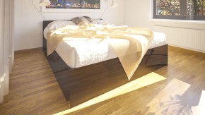 Стандарт Кровать 1600, цвет венге, ШхГхВ 163,5х203,5х70 см., сп.м. 1600х2000 мм., без матраса, основание есть в Уфе - ufa.ok-mebel.com | фото 6
