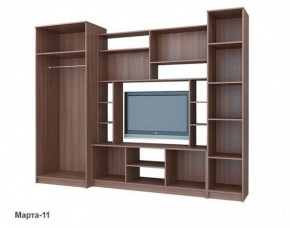 Стенка Марта 11 (Венге/Беленый дуб) в Уфе - ufa.ok-mebel.com | фото 4