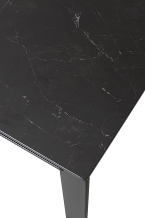 Стол CORNER 120 MATT BLACK MARBLE SOLID CERAMIC / BLACK, ®DISAUR в Уфе - ufa.ok-mebel.com | фото 5