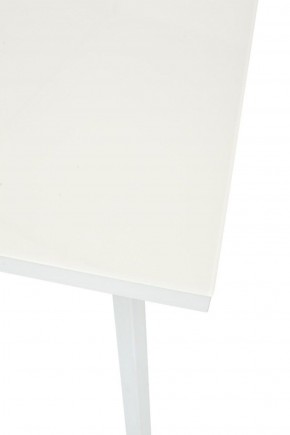 Стол ФИН 120 Латте, стекло/ Белый каркас М-City в Уфе - ufa.ok-mebel.com | фото 7