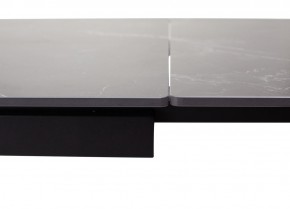 Стол FORIO 160 MATT BLACK MARBLE SOLID CERAMIC / BLACK, ®DISAUR в Уфе - ufa.ok-mebel.com | фото 2