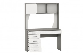 Стол рабочий СИГМА (графит/белый) в Уфе - ufa.ok-mebel.com | фото 2