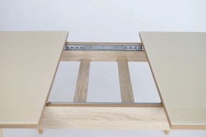 Стол раскладной со стеклом (опоры массив цилиндрический) "Хоста" в Уфе - ufa.ok-mebel.com | фото 9