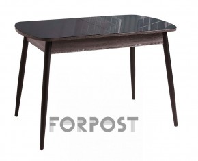 Стол раздвижной со стеклянной столешницей (BLACK, WHITE) в Уфе - ufa.ok-mebel.com | фото 1