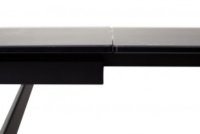 Стол RIETI 200 NERO KL-116 Черный мрамор матовый, итальянская керамика/ черный каркас, ®DISAUR в Уфе - ufa.ok-mebel.com | фото 3
