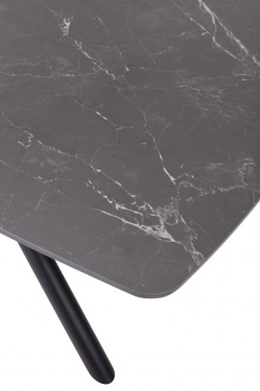 Стол RIVOLI 140 MATT BLACK MARBLE SOLID CERAMIC / BLACK, ®DISAUR в Уфе - ufa.ok-mebel.com | фото 10