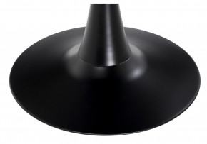 Стол стеклянный Tulip 90x74 black glass в Уфе - ufa.ok-mebel.com | фото 3