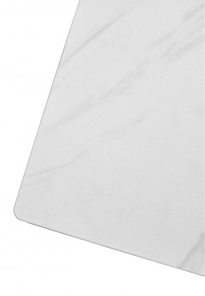 Стол VASTO 180 MARBLES KL-99 Белый мрамор матовый, итальянская керамика/ черный каркас, ®DISAUR в Уфе - ufa.ok-mebel.com | фото 7