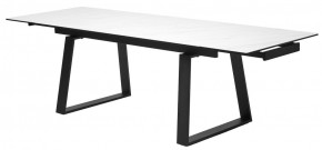 Стол VASTO 180 MARBLES KL-99 Белый мрамор матовый, итальянская керамика/ черный каркас, ®DISAUR в Уфе - ufa.ok-mebel.com | фото 9