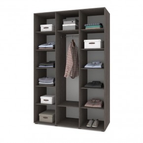 СТОУН С32 Шкаф 3-х створчатый (золотой дуб/графит) в Уфе - ufa.ok-mebel.com | фото 3