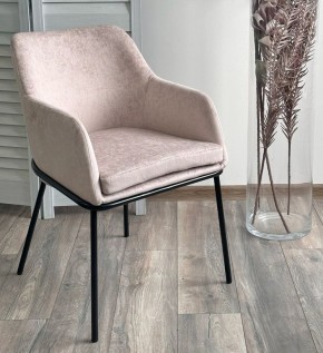 Стул АЛИСТЕР, цвет RAIN 2 какао велюр / черный каркас М-City в Уфе - ufa.ok-mebel.com | фото 3
