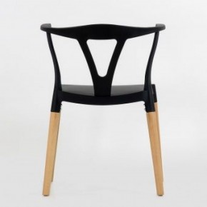 Стул Barneo N-218 Wishbone интерьерный кухонный черный в Уфе - ufa.ok-mebel.com | фото 2