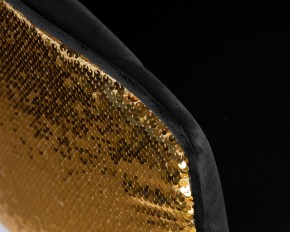 Стул барный DOBRIN DARCY GOLD SHINY, черный велюр с золотыми пайетками в Уфе - ufa.ok-mebel.com | фото 8