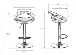 Стул барный DOBRIN DISCO LM-1010 (оранжевый) в Уфе - ufa.ok-mebel.com | фото